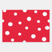 モダンなクリスマスツリー柄のラッピングペーパーセット ラッピングペーパーシート (正面2)