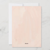 モダンなクリスマスツリー ゴールドカリグラフィー シーズンカード (裏面)