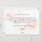 モダンなクリスマス写真コラージュ ホリデーカード (裏面)