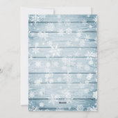 モダンなクリスマス3 フォト グリーティング シーズンカード (裏面)