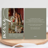 モダンなクリスマス シーズンカード