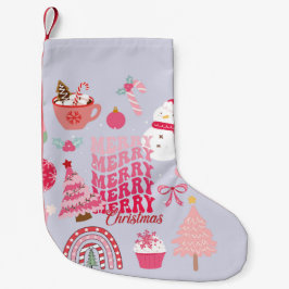モダンなクリスマス スモールクリスマスストッキング