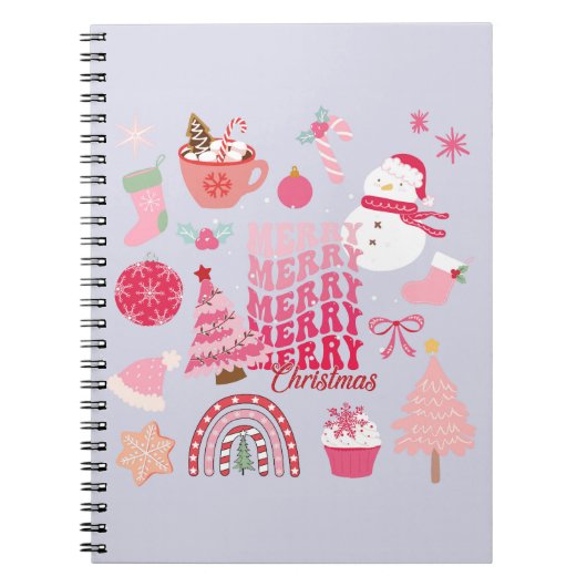 モダンなクリスマス ノートブック (正面)