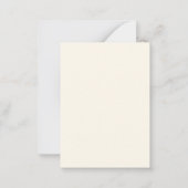 モダンなクリスマス プライド 赤と緑のオリジナル名入り ノートカード (裏面)