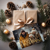 モダンなクリスマス　ミニマル　1枚の写真　エレガント