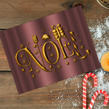 モダンなクリスマス ローズゴールド ノエル