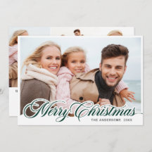 モダンなクリスマス　４　写真　グリーティング