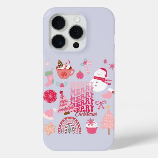 モダンなクリスマス Case-Mate iPhoneケース (裏面)