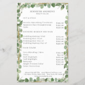 モダンなグリーンのフライヤー チラシ (正面)