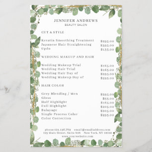 モダンなグリーンのフライヤー チラシ