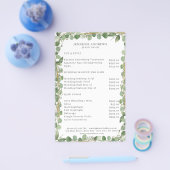 モダンなグリーンのフライヤー チラシ (シングル)