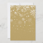 モダンなグリーンのリース オフィス ホリデー カード (裏面)