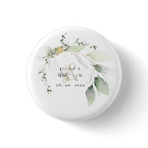 モダンなグリーン＆ゴールドのユーカリ