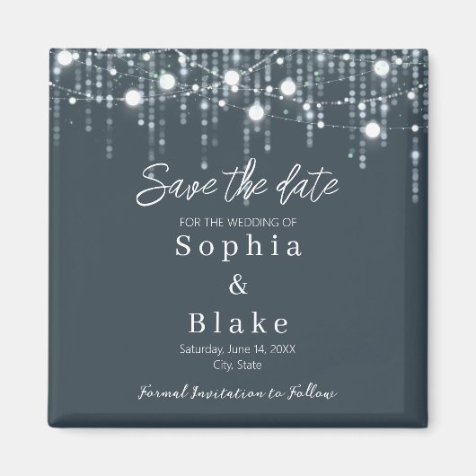 モダンなグレーの照明と白の吊り下げライト　保存日 マグネット (正面)