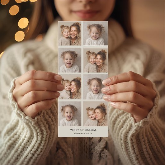 モダンなコラージュクリスマス写真 | ミニマル