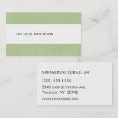 モダンなコンサルタントのカッコいいの名刺 名刺 (正面/裏面)