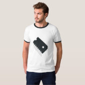 モダンなコンピュータ・チップ Tシャツ (正面フル)