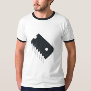 モダンなコンピュータ・チップ Tシャツ