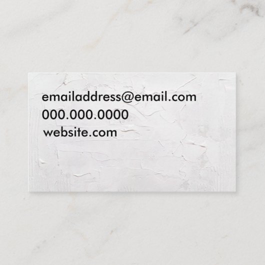 モダンなコーヒー 名刺 (裏面)