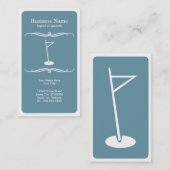 モダンなゴルフ 名刺 (正面/裏面)