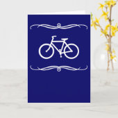 モダンなサイクリング カード (黄色い花)