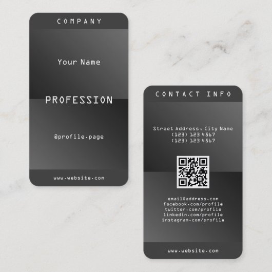 モダンなサイバーの技術appの刺激を受けたな頭が切れる 名刺 (正面/裏面)