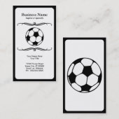 モダンなサッカー 名刺 (正面/裏面)