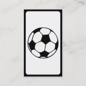 モダンなサッカー 名刺 (裏面)