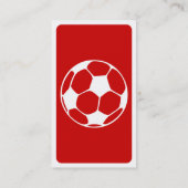 モダンなサッカー 名刺 (裏面)