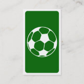 モダンなサッカー 名刺 (裏面)
