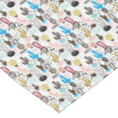 モダンなサボテンの幾何学的なパターン テーブルクロス (アングル)