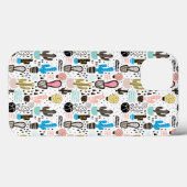 モダンなサボテンの幾何学的なパターン Case-Mate iPhoneケース (裏面 (横))