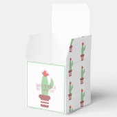 モダンなサボテンの植物の誕生日パーティー御礼 フェイバーボックス (オープン)