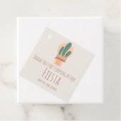 モダンなサボテンの鉢植え レインボーパーティー フェイバータグ (インサイチュ)