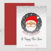 モダンなサンタクロース 赤いクリスマス