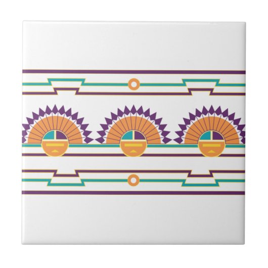 モダンなサンタフェ タイル (正面)