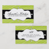 モダンなシェフの名刺 名刺 (正面/裏面)