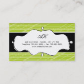 モダンなシェフの名刺 名刺 (裏面)