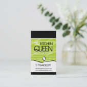 モダンなシェフの名刺 名刺 (スタンド正面)