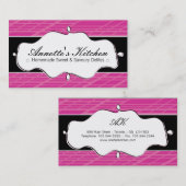 モダンなシェフの名刺 名刺 (正面/裏面)