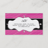 モダンなシェフの名刺 名刺 (裏面)