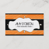 モダンなシェフの名刺 名刺 (裏面)