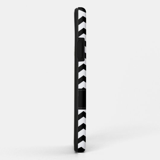 モダンなシェブロンのジグザグ形のサッカーの電話箱カバー Case-Mate iPhoneケース (裏面/右)