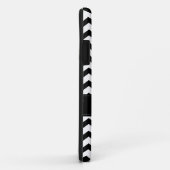 モダンなシェブロンのジグザグ形のピンクのサッカーの電話箱カバー Case-Mate iPhoneケース (裏面/右)