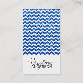 モダンなシェブロンの名刺のテンプレート 名刺