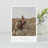 モダンなシックな写真 セーブザデート (スタンド正面)