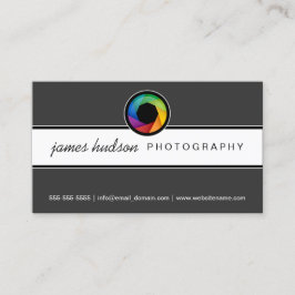 モダンなシャッター写真撮影 名刺