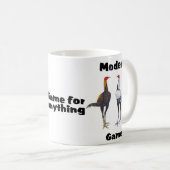 モダンなシャモのマグ コーヒーマグカップ (正面右)