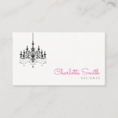モダンなシャンデリア 名刺 (正面)