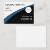 モダンなシンプルはあなたのロゴを加えます 名刺 (正面/裏面)